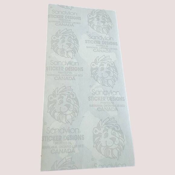 Sandylion Holographic Frogs Stickers Vintage - Picture 3 of 3